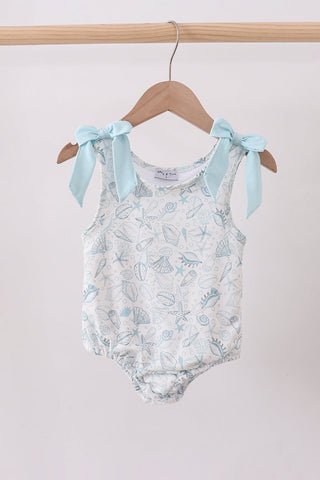 Sea shell  bow swimsuit