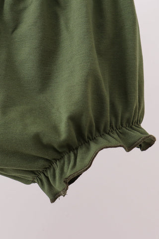 Duck Camo Embroidered Knit Bloomer Set