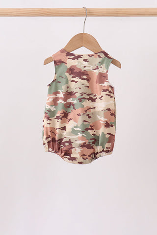 Duck Camo Embroidered Knit Bubble