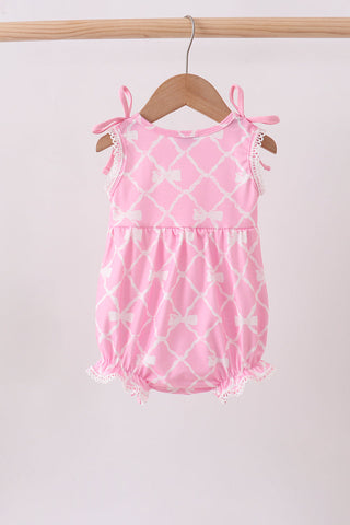 Pink Bow Knit Bubble