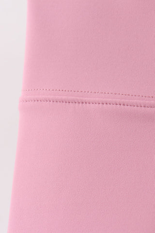 Lilac Scalloped Yoga Active Leggings