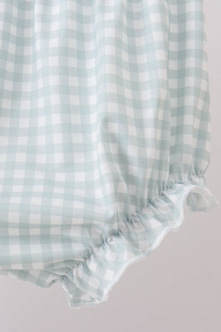 Bow Floral Applique Knit Bloomer Set