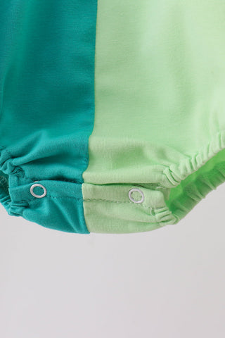 Blue Colorblock Knit Bubble