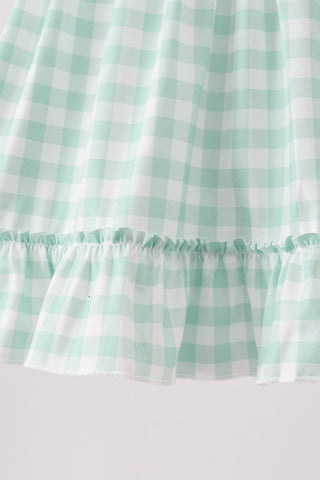 Green Golf Embroidered Ruffle Set