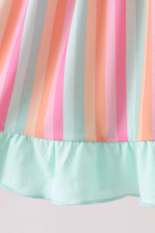 Rainbow Stripe Dress