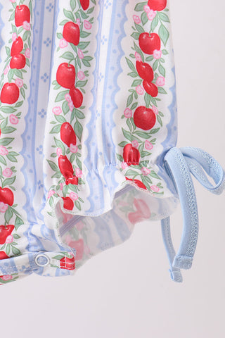 Red Apple Applique Bubble
