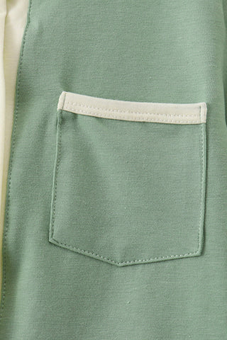 Sage button down shirt
