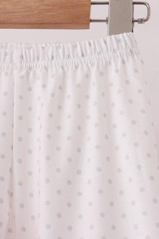 Pink big sister embroidery ruffle pants set