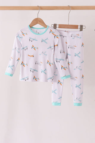 Airplane bamboo 2pc pants set