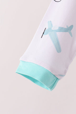 Airplane bamboo 2pc pants set