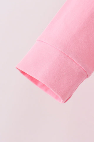 Pink Milk Cookies Ruffle Top