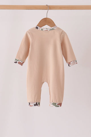 Camo Deer Applique Romper