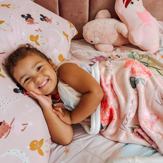 Purple and Pink Peonies - Flower Name Blanket