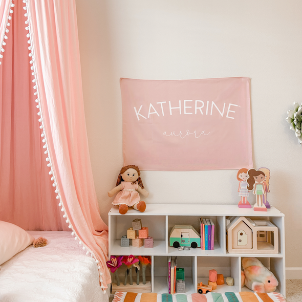 Nursery Custom Name Flag