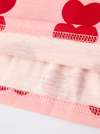 Valentine’s Girls Long Sleeve 3-Piece Dress Set with Hearts and Stripes