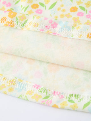 Spring Floral Smocked Girl Dress