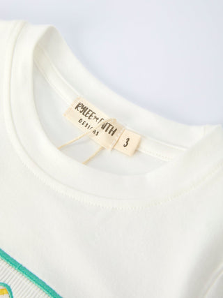 Pickle Ball Spring Gingham Embroidered Smocked Green Boys Shorts Set