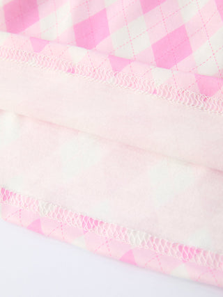 Spring Golf Embroidered Girls Smocked Bow Dress