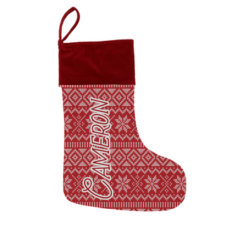 Classic Red Christmas Stocking - Personalized Stockings