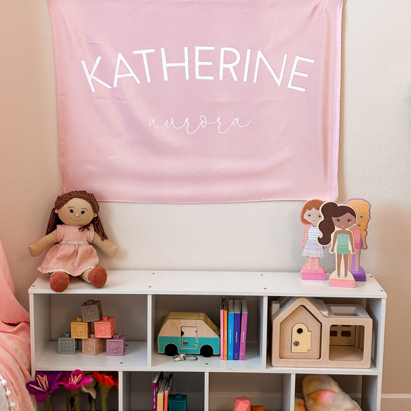 Nursery Custom Name Flag