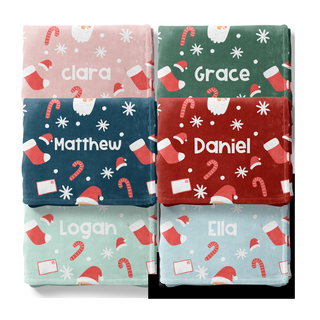 Letters to Santa - Personalized Blanket