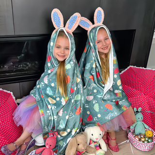 Personalized Easter Blanket - Spring Showers Design