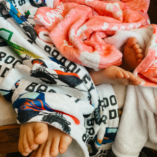 Pink Unicorn Name Blanket