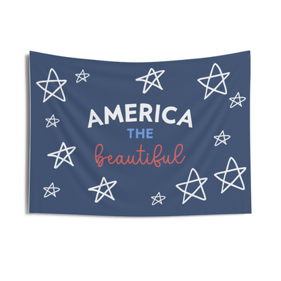 Patriotic Banner - Memorial Day and 4th of July Wall Decor and Backdrop