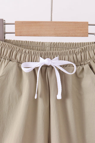 Oatmeal pocket performance shorts