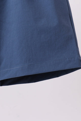 Boys Slate Blue Pocket Performance Shorts