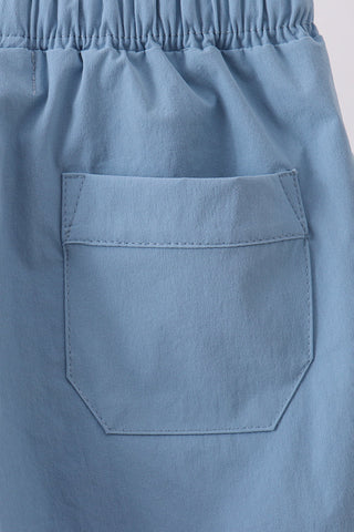 Boys Dusty Blue Pocket Performance Shorts