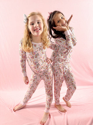 Pink Unicorn | Two-Piece Bamboo Pajama Set
