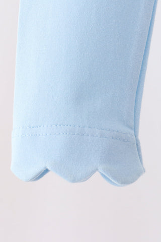 Sky scalloped leggings