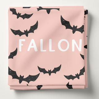 Bats Personalized - Personalized Swaddle Blanket