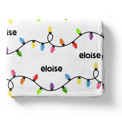 Bright Lights - Personalized Blanket