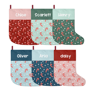 Candy Cane Delight - Personalized Stockings