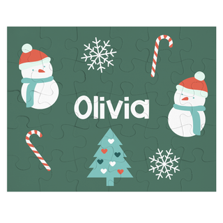 Cheery Christmas - Personalized Puzzle