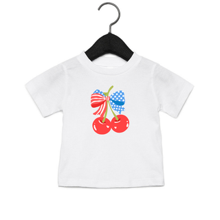Personalized Cherry Bow T-Shirt