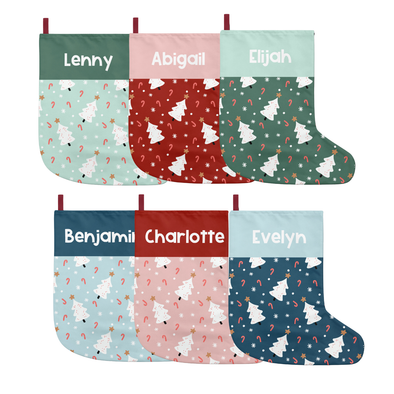 Christmas and Candy - Personalized Stockings