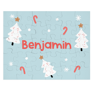 Christmas and Candy - Personalized Puzzle