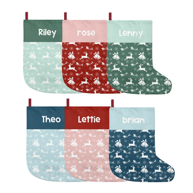 Classic Reindeer - Personalized Stockings