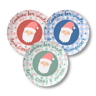 Cookies for Santa - Personalized Plate