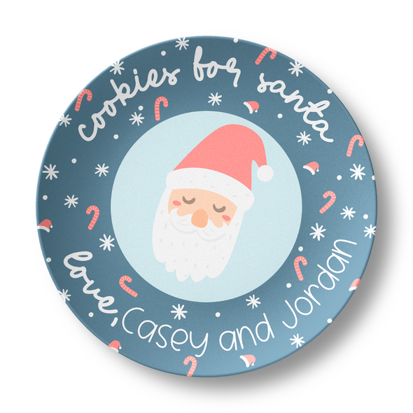 Cookies for Santa - Personalized Plate