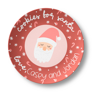 Cookies for Santa - Personalized Plate