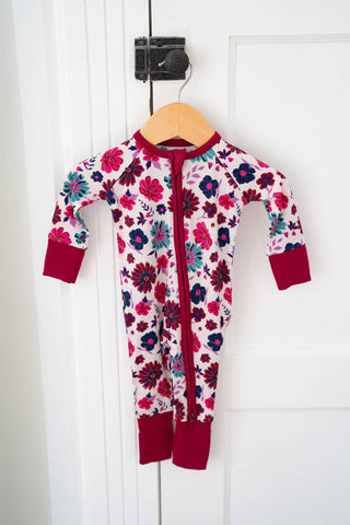 Wild Berry Floral Zippy