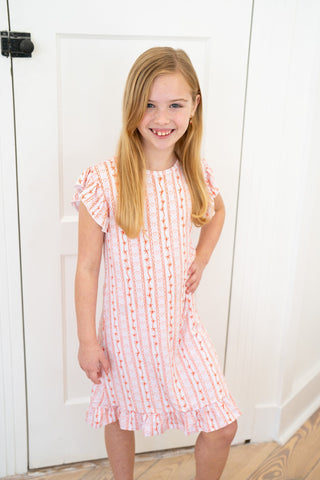 Valentine Stripe | Nightgown