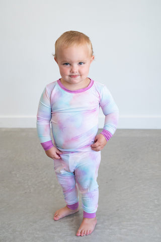 Cotton Candy Tie Dye | Two-Piece Pajama Set