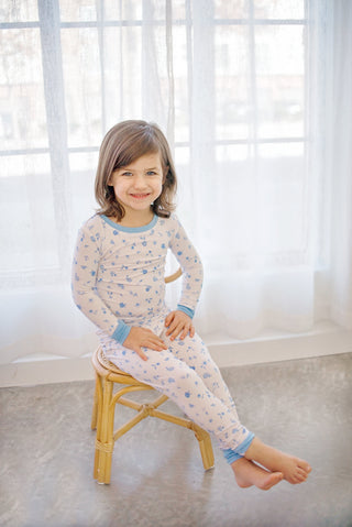 Ditsy Blue Floral | Two-Piece Pajama Set