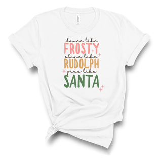 Frosty, Rudolph and Santa - Tee Shirt