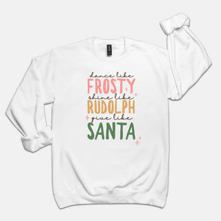 Frosty, Rudolph and Santa - Sweatshirt